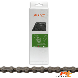 440307.02 P.Y.C. Bicycle chain 7 speed 1/2 x 3/32 Inch - 116L - 7.3 mm