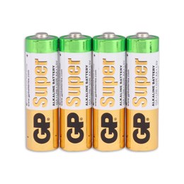 430910 GP Super Alkaline AA Batteries 4PK