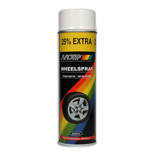 514003 MOTIP Wheel spray white 500 ml
