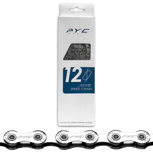 440312.02 P.Y.C. Bicycle chain 12 speed 1/2 x 11/128 Inch - 126L - 5.1 mm