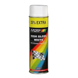 514004 MOTIP Basic paint white high gloss 500 ml