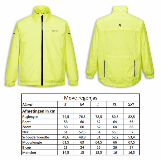 610950.10.S LYNX Sports jacket / Rain jacket Move size S 74.5 x 58 x 58 cm