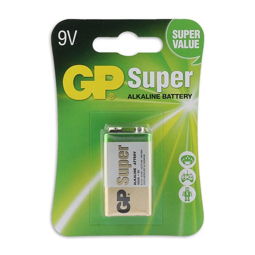 430930 GP Super Alkaline 9V battery 1PK
