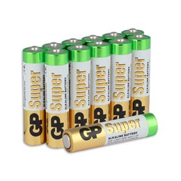 430905 GP Super Alkaline AAA Batteries 12PK