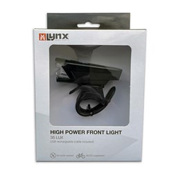 429742.F LYNX Front Light USB High Power 35 Lux