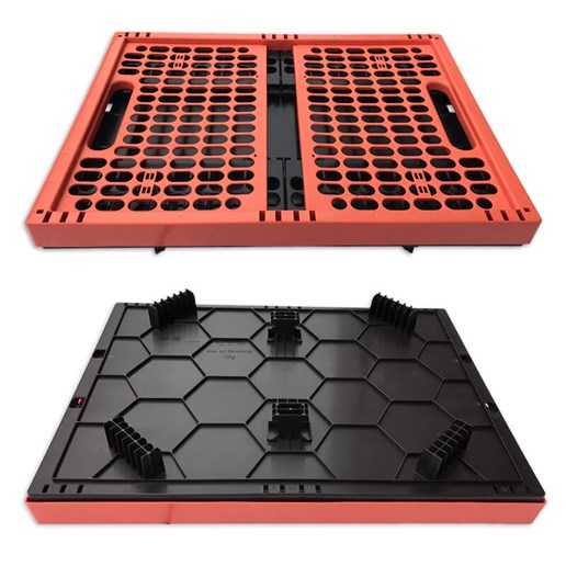 610775.KOR PLATES 4 BIKES Travel Set: Folding crate + Multi-Plate + Pannier brackets 47 x 34.5 x 25.5 cm